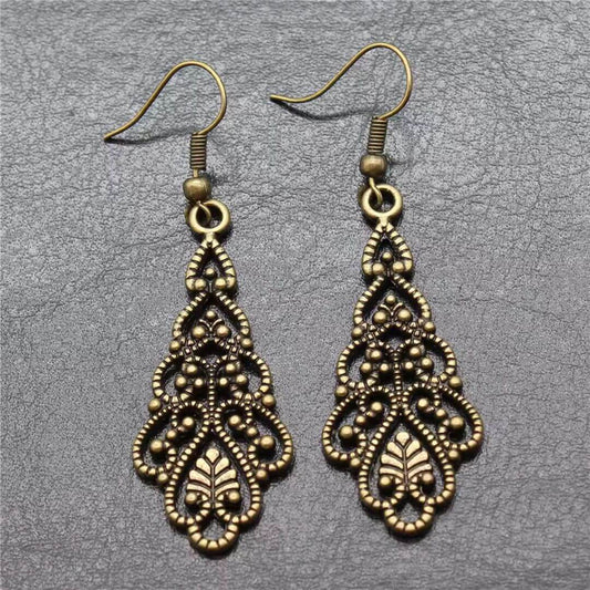 Silver Crystal Chandelier Drop Earrings - Diane Jewelry