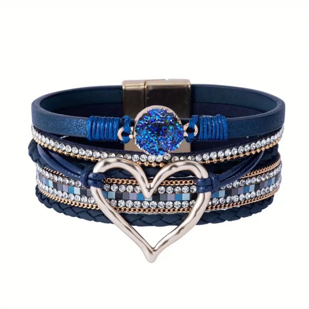 Boho Heart Layered Bracelet - Diane Jewelry