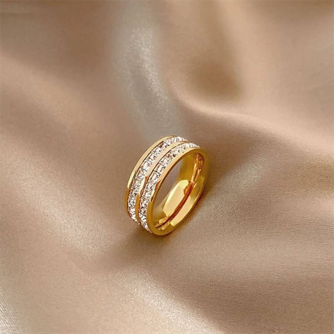 Rose Gold Diamond Wedding Band - Diane Jewelry