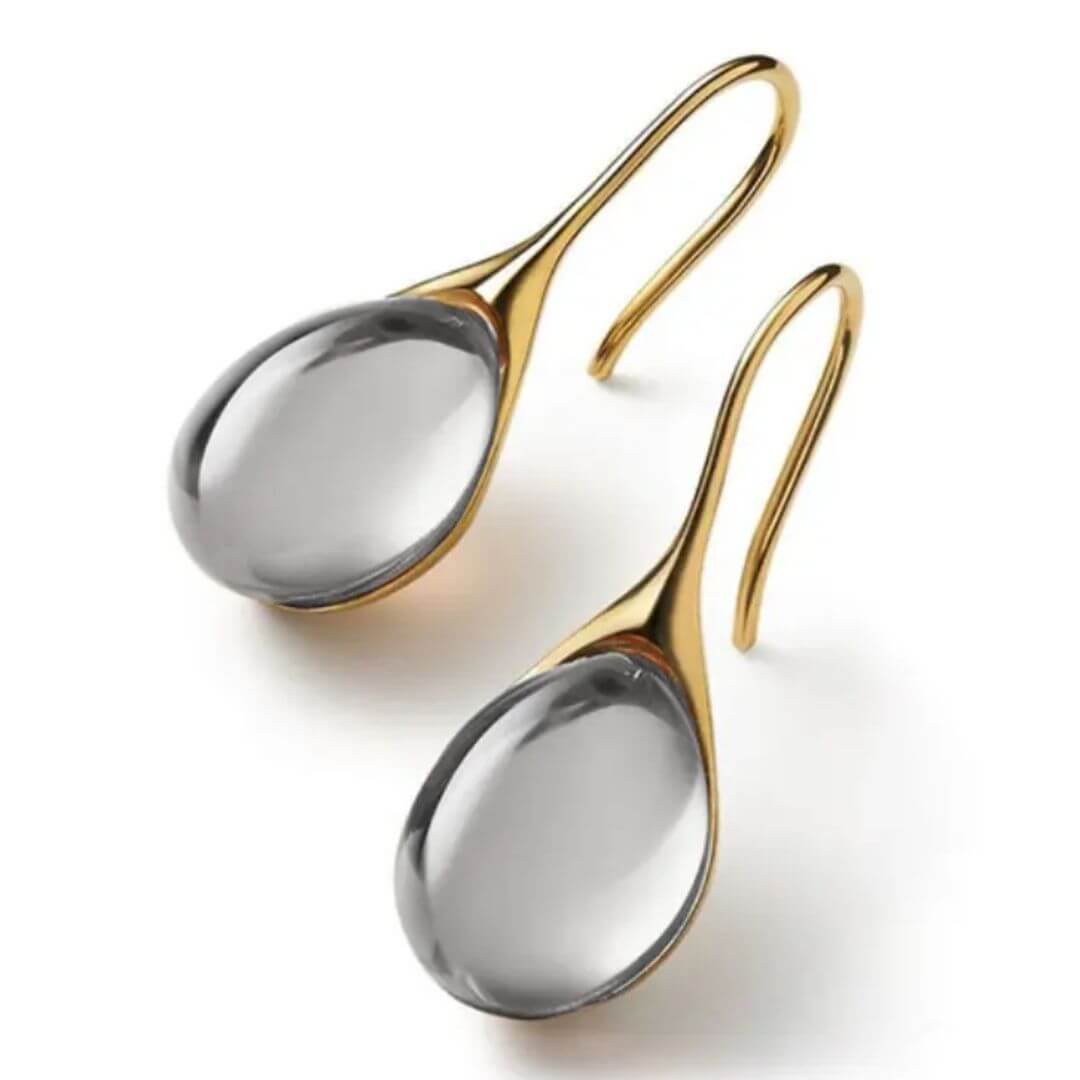 Aquamarine Teardrop Dangle Earrings Diane Jewelry