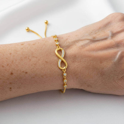Gold Infinity Adjustable Bolo Bracelet Emma & Noah Jewelry