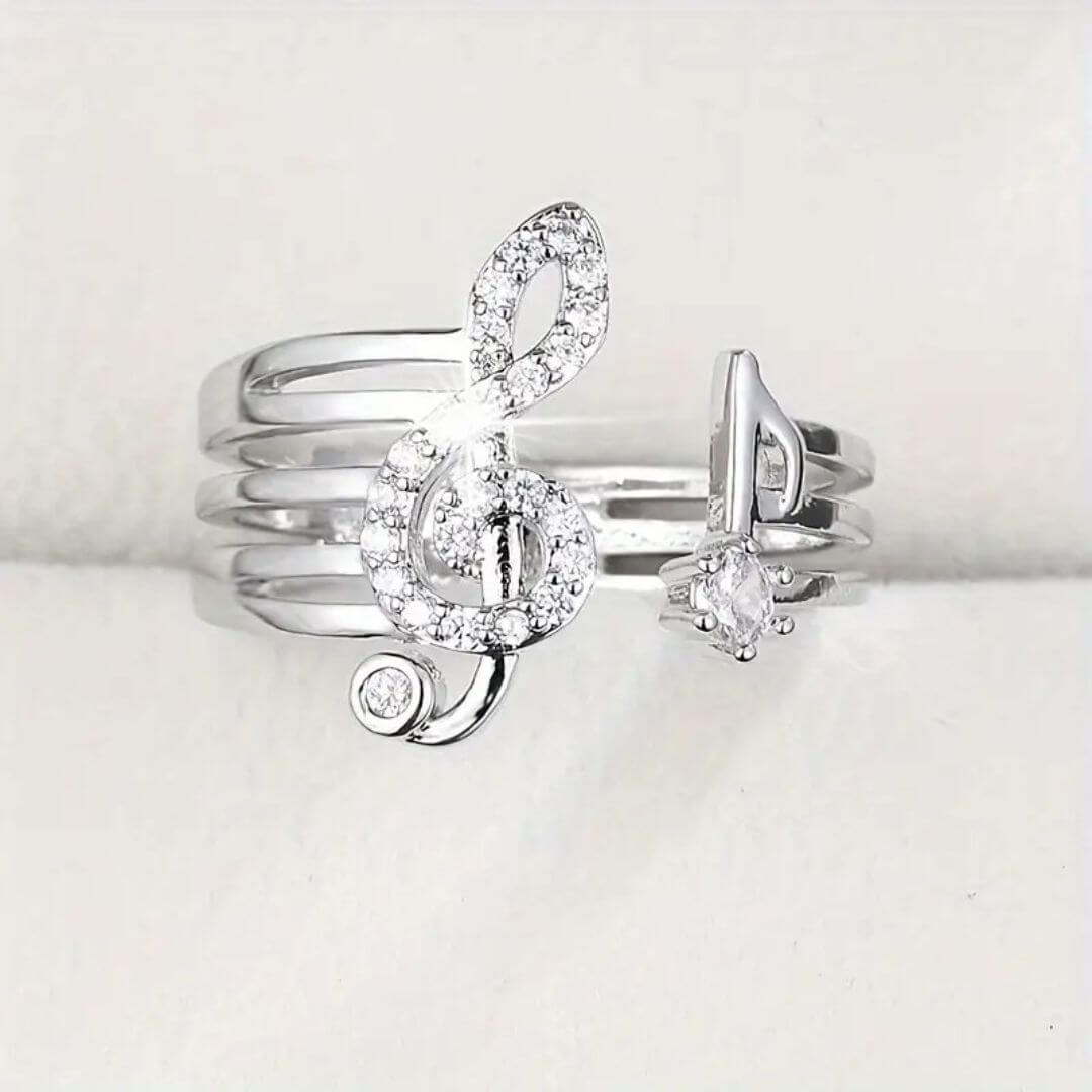 Music Note Ring for Women - Diane Jewelry