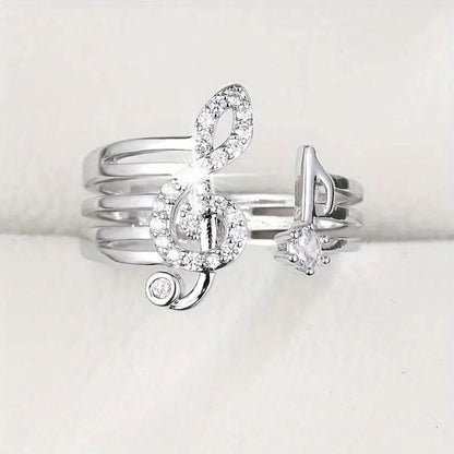 Music Note Ring for Women - Diane Jewelry