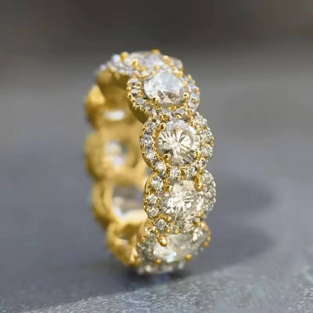 Full Circle Diamond Band Ring - Diane Jewelry