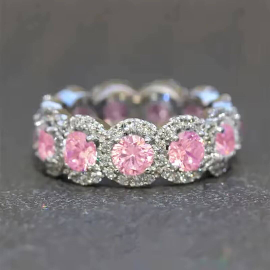 Full Circle Diamond Band Ring - Diane Jewelry