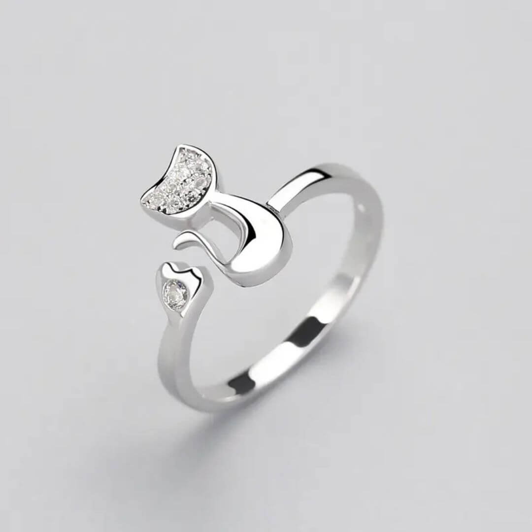 Adjustable Cat Ring Rose Gold - Diane Jewelry