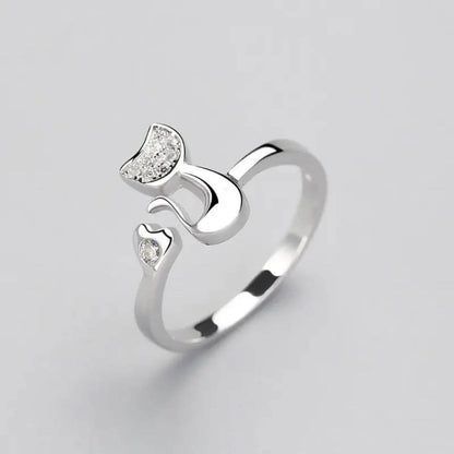 Adjustable Cat Ring Rose Gold - Diane Jewelry