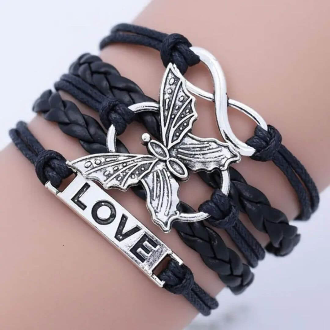 Butterfly Infinity Love Bracelet Women - Diane Jewelry