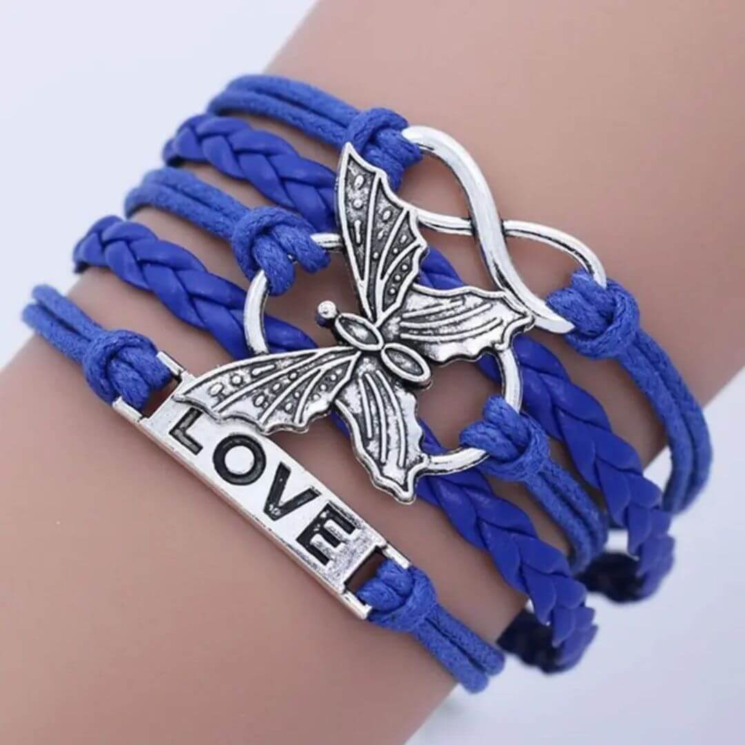 Butterfly Infinity Love Bracelet Women - Diane Jewelry