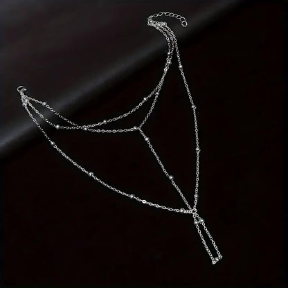 Gold Barefoot Sandal Anklet Set - Diane Jewelry