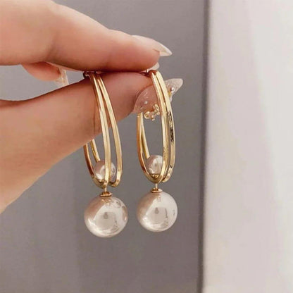 Elegant Twin Loop Earrings - Diane Jewelry