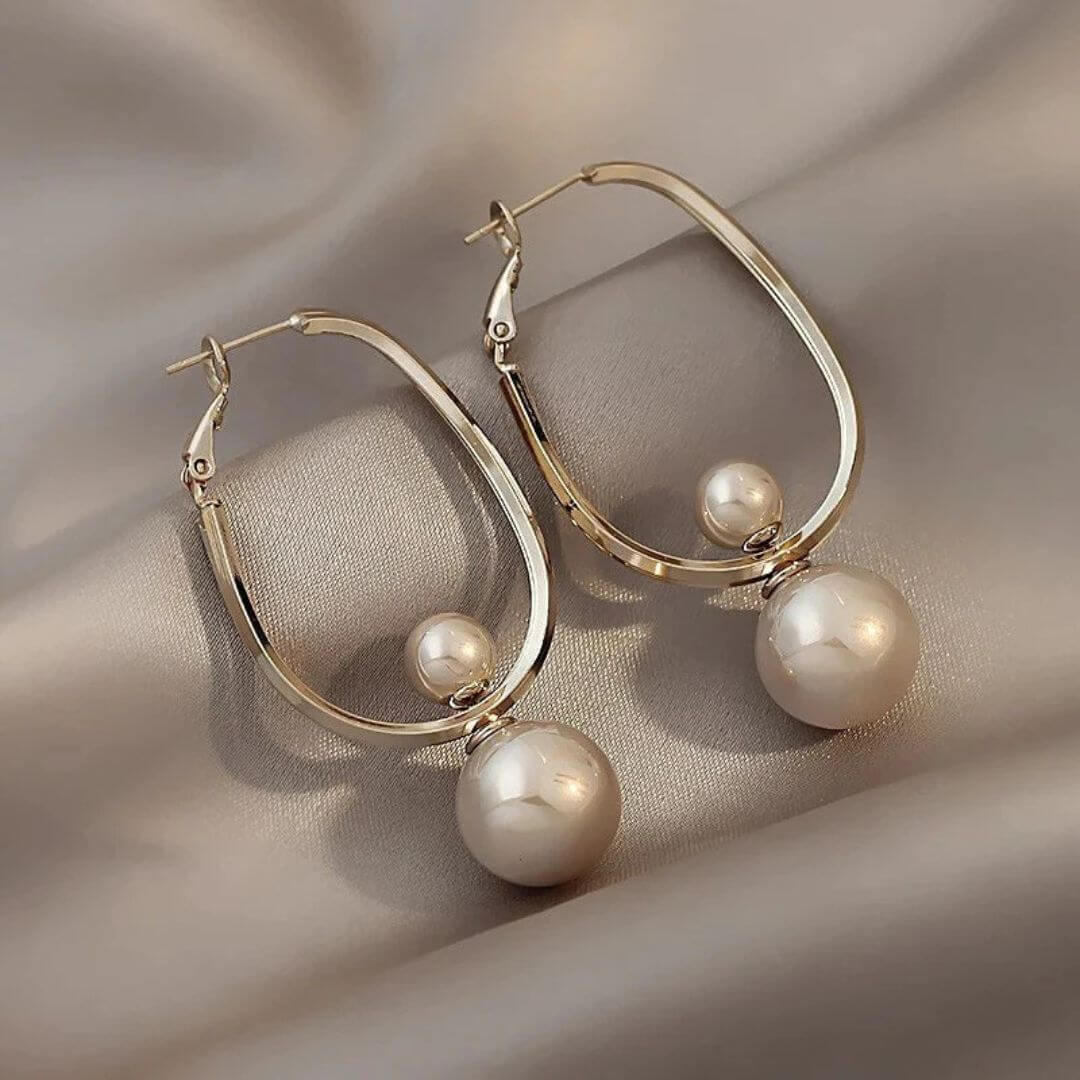 Elegant Twin Loop Earrings - Diane Jewelry