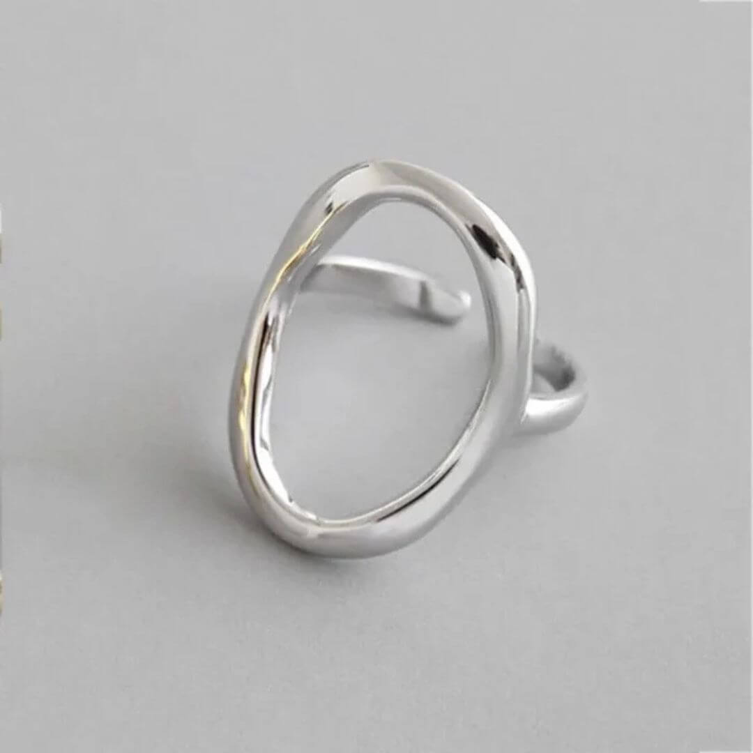 Open Circle Minimalist Ring - Diane Jewelry