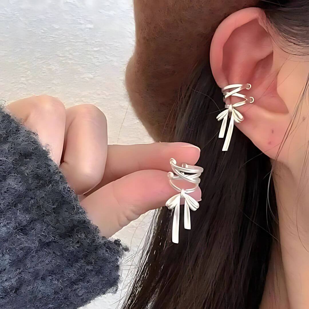 Modern Twist Bar Earrings - Diane Jewelry