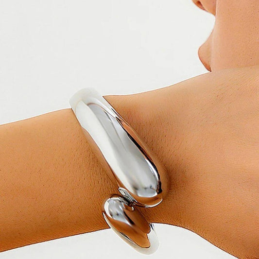 Bold Gold Chunky Cuff Bracelet - Diane Jewelry