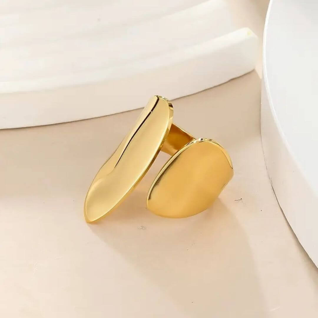 Abstract Silver Statement Fashion Ring - Diane Jewelry