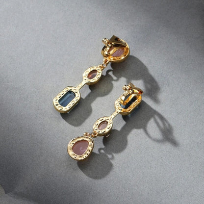 Chic Mixed Stone Earrings - Diane Jewelry