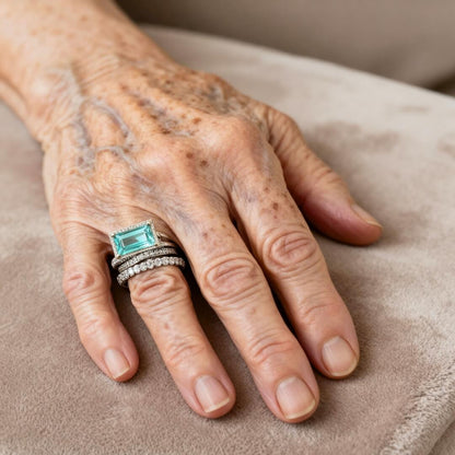 Luxury Baguette Diamond Ring Set Susan Rose Jewelry